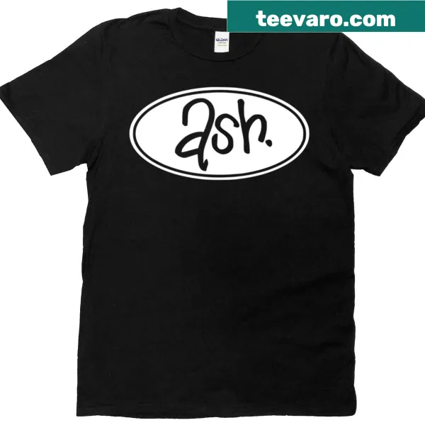 Oversized t-shirt featuring the Ash Band HD logo design
