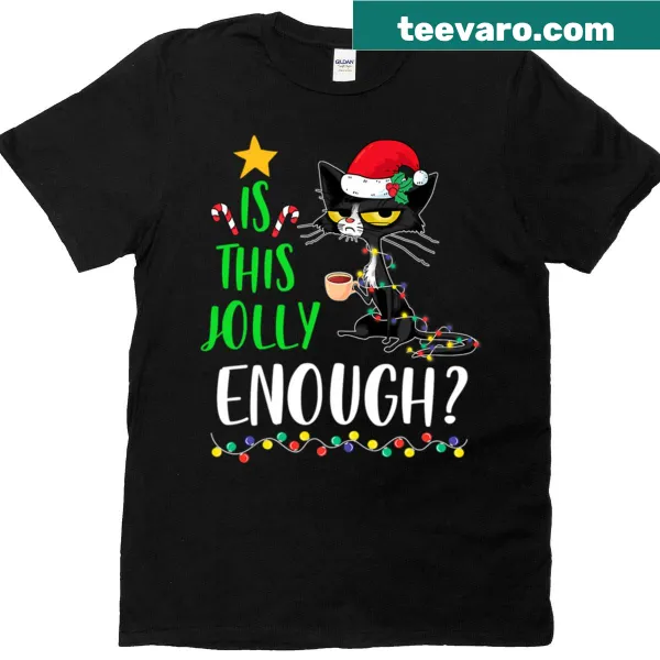 Humorous Christmas meme T-shirt with playful text