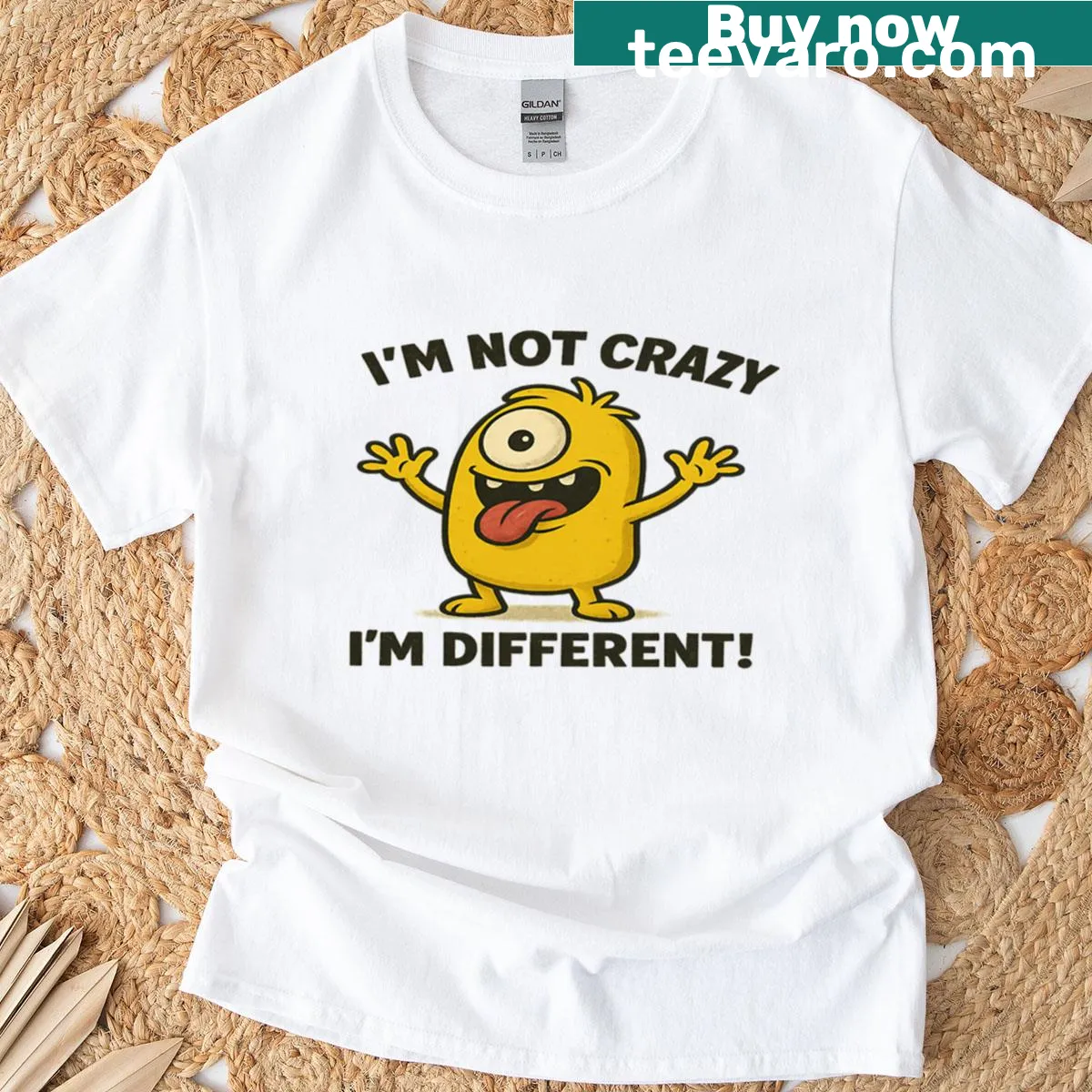Cute monster graphic on a playful T-shirt. — on a men's t-shirt