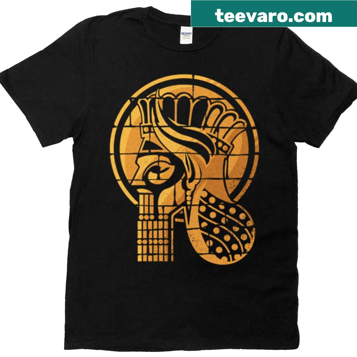 Digital Hammurabi logo graphic on a t-shirt — on a men's t-shirt