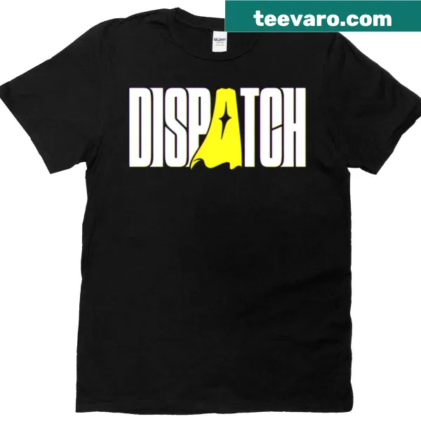 High-resolution graphic of the Dispatch band logo on a T-shirt