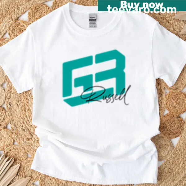 George Russell logo design on oversized T-shirt