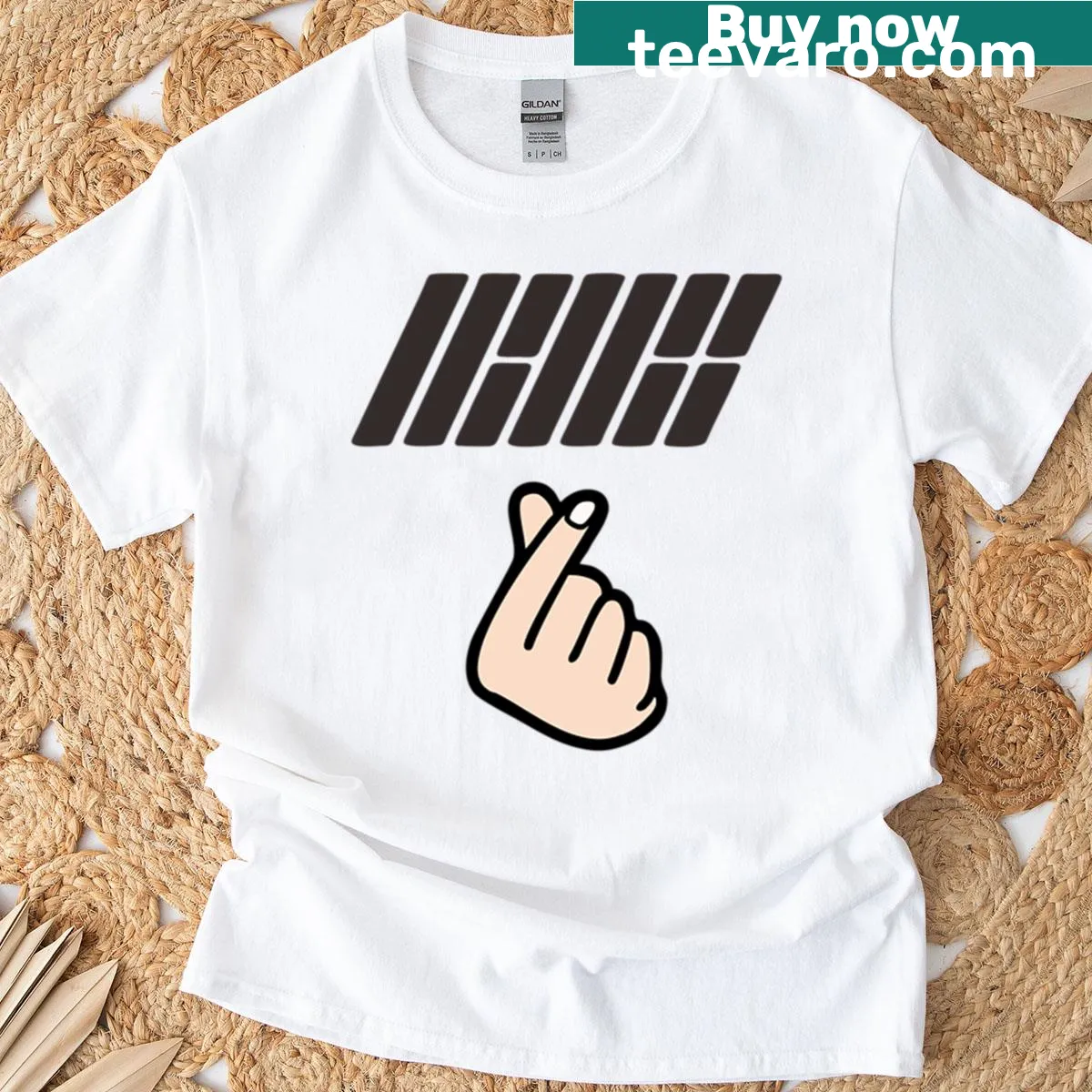 Stylish t-shirt depicting a global music tour aesthetic design. — on a men's t-shirt