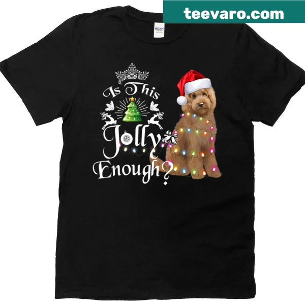 Funny Christmas T-shirt with playful typography design