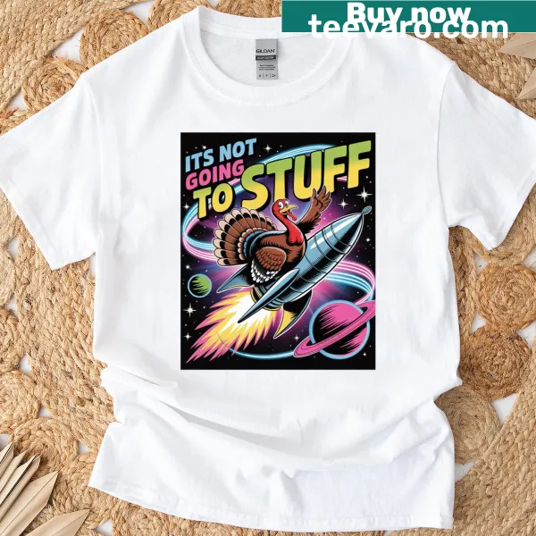 Retro Thanksgiving T-shirt with funny turkey graphic