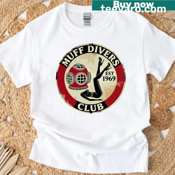 Funny Muff Divers Club T-shirt design