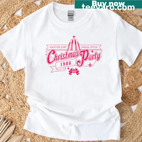 Humorous Christmas T-shirt inspired by Nakatomi Plaza party