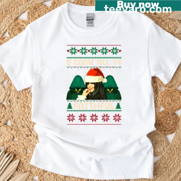 Cheerful holiday message Christmas T-shirt