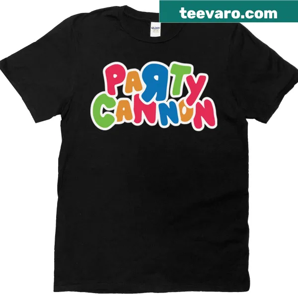 Vintage-style T-shirt with Party Cannon grindcore logo