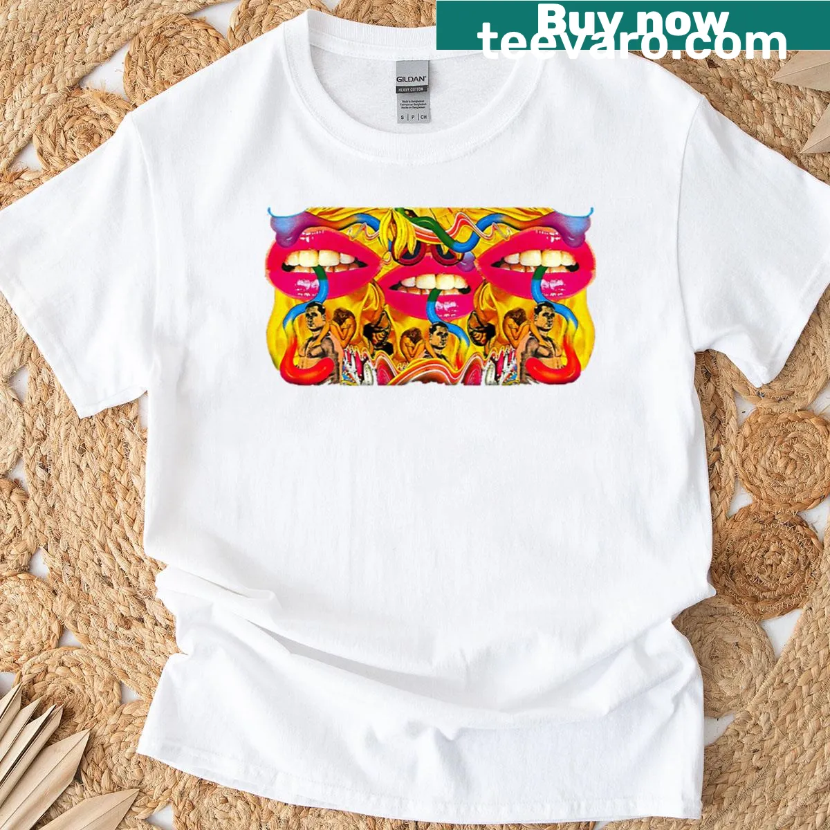 Stylish graphic T-shirt inspired by Steely Dan — on a men's t-shirt
