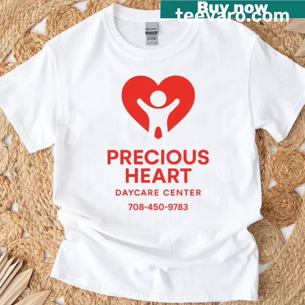 Precious Heart Daycare logo T-shirt for parents and teachers