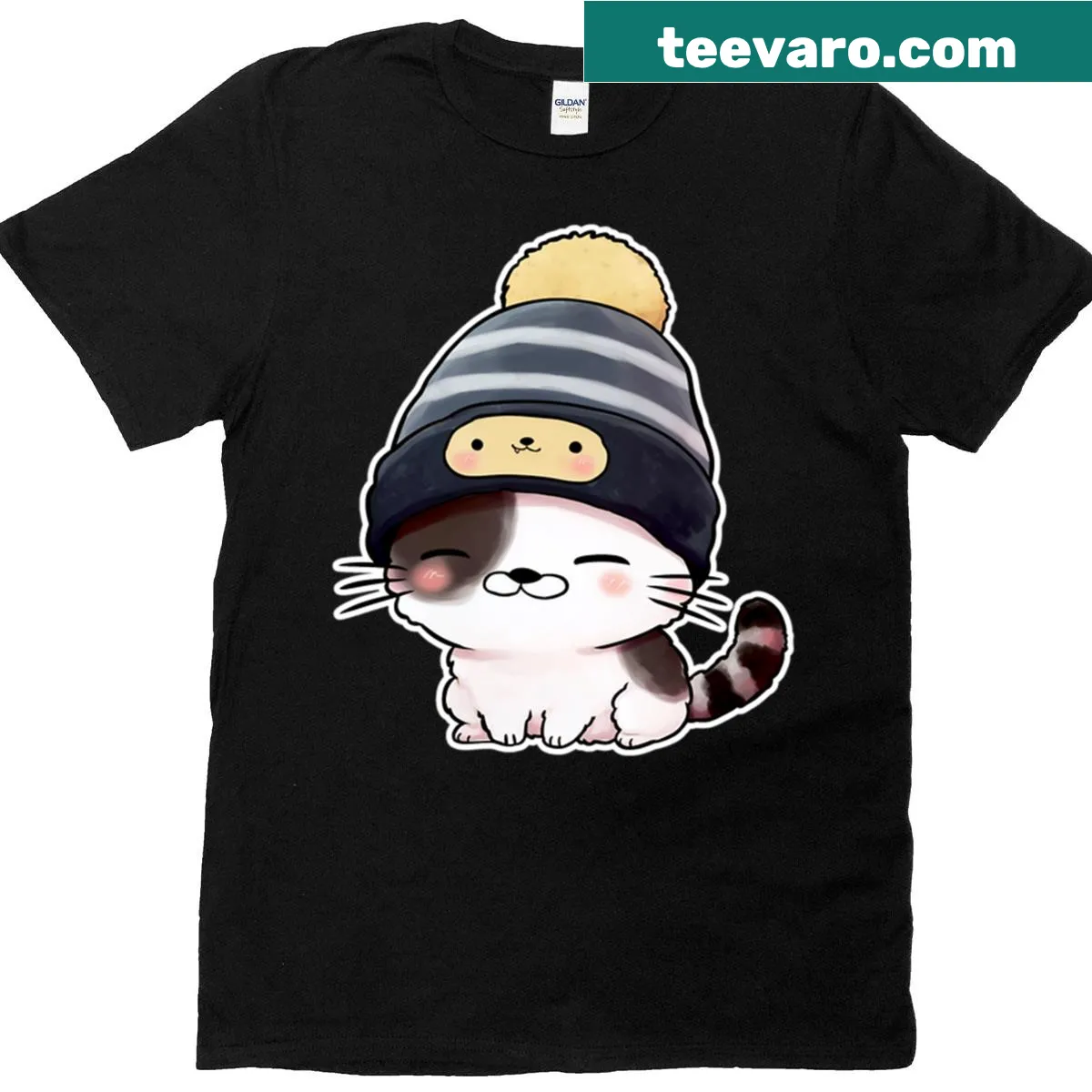Whimsical Rilliby Thornett cartoon t-shirt design — on a men's t-shirt