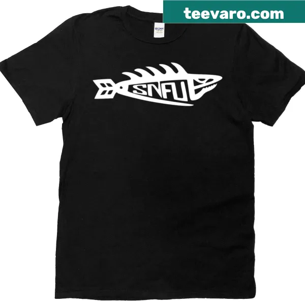 Oversized Snfu band logo t-shirt in high definition
