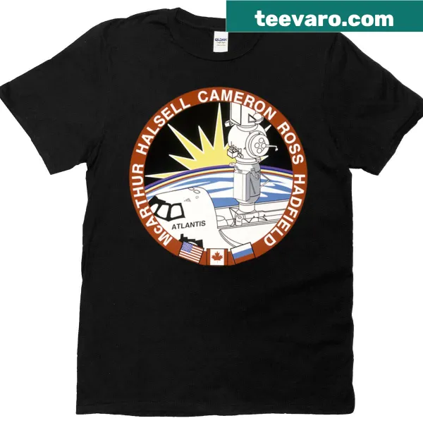 Space Shuttle STS-74 mission patch printed on t-shirt
