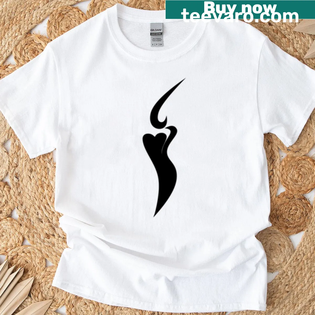 Kpop aesthetic logo T-shirt with playful design for music fans — on a men's t-shirt