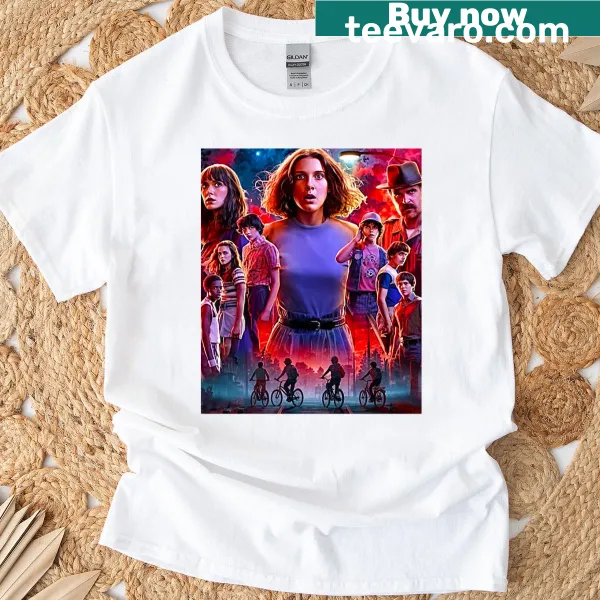 High definition design inspired by Hawkins heroes from Stranger Things
