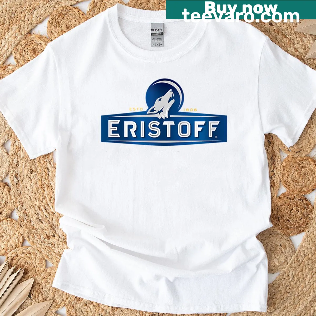 Oversized t-shirt with a playful illustration for a relaxed look — on a men's t-shirt