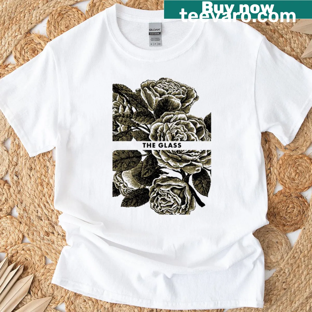 Fun oversized T-shirt featuring the Glass Of Foo graphic — on a men's t-shirt
