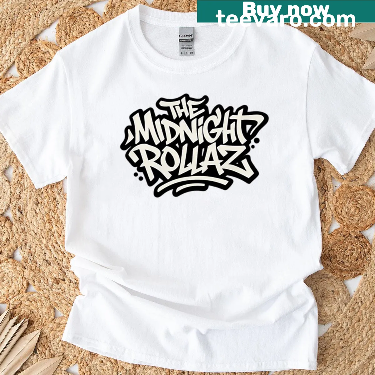 City lights logo design T-shirt celebrating urban culture — on a men's t-shirt