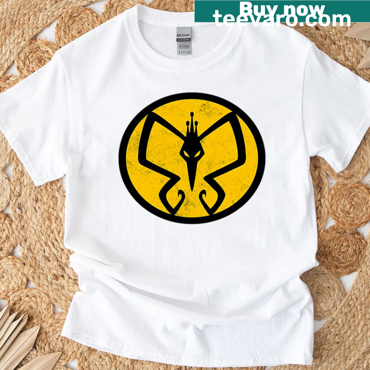 Logo T-shirt featuring The Venture Bros design — on a men's t-shirt