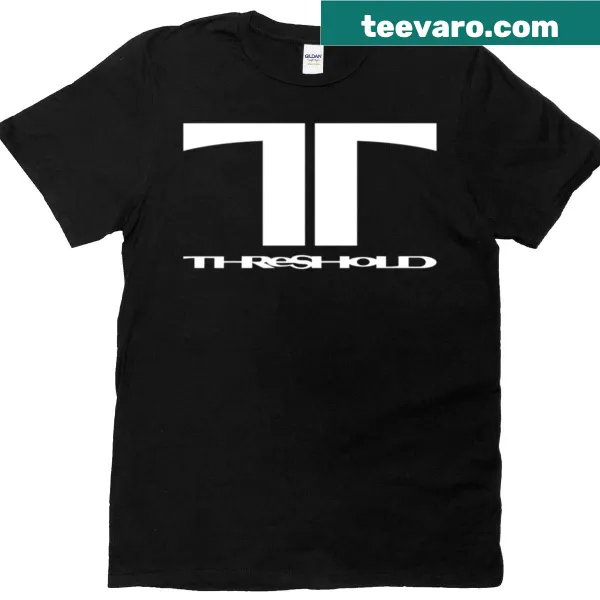 Threshold Logo Metal Band Merch T-shirt with bold typography design