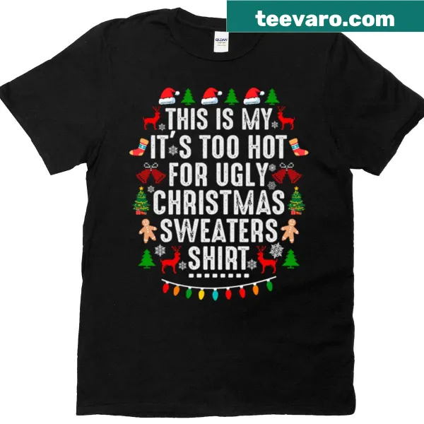 Funny Christmas t-shirt featuring humorous meme-inspired design