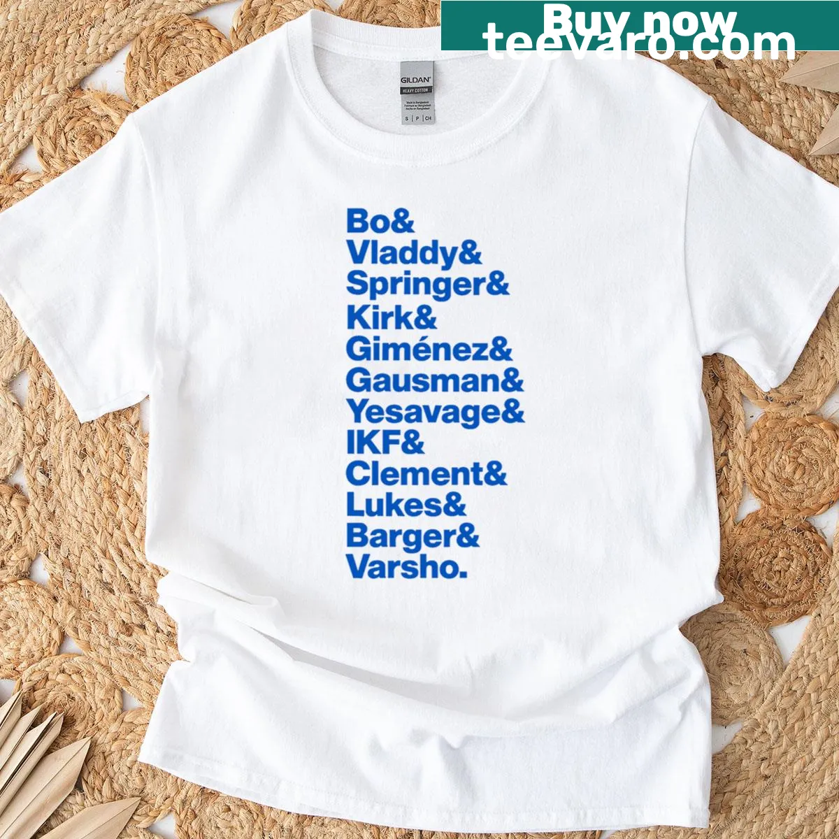 Vintage T-shirt featuring a Blue Jays quote — on a men's t-shirt