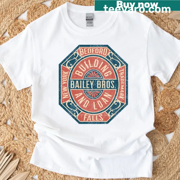 Vintage Holiday Building Loan emblem t-shirt with retro design