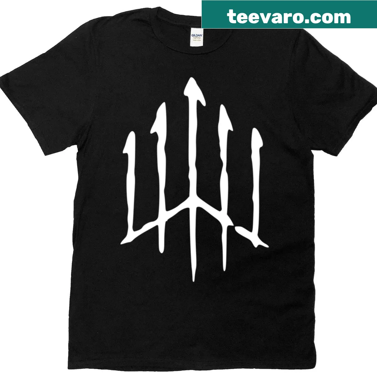 Wolves At The Gate band logo t-shirt with intricate design. — on a men's t-shirt