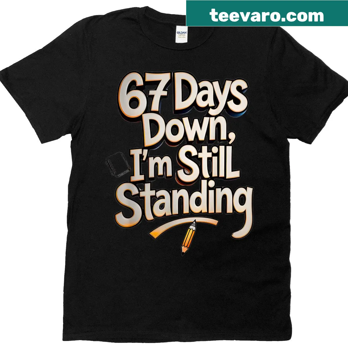 Funny teacher t-shirt with meme saying — on a men's t-shirt