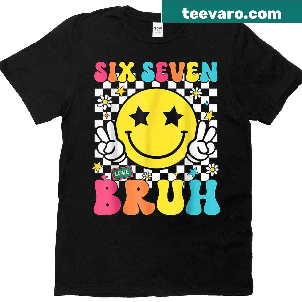 Funny T-shirt featuring Gen Alpha slang and memes graphic design — on a men's t-shirt