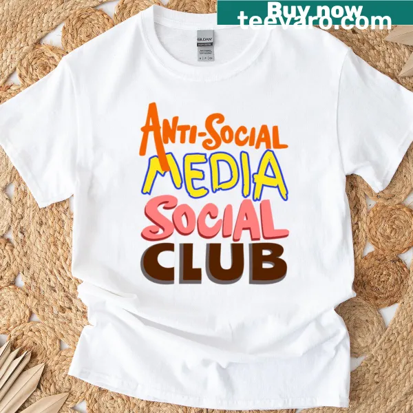 T-shirt featuring sarcastic slogan about social media culture