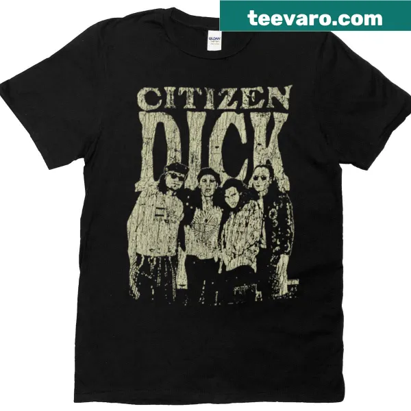 Vintage-inspired Citizen Dick graphic T-shirt from 1992