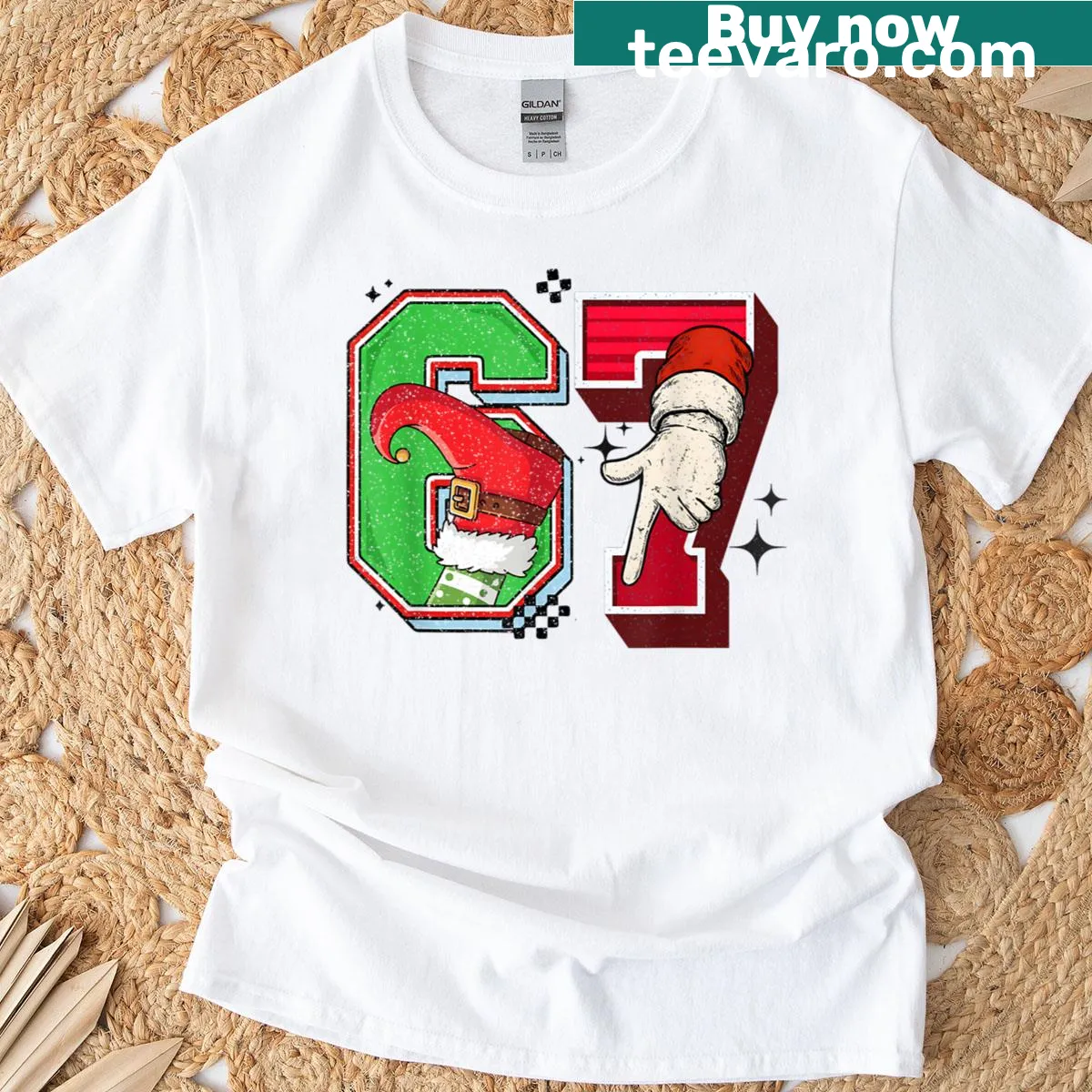 Trendy Christmas Elf tee with meme-style design — on a men's t-shirt
