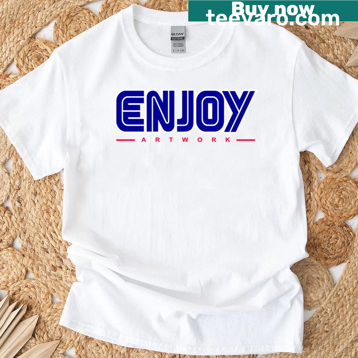 16-bit logo design T-shirt for gaming fans — on a men's t-shirt