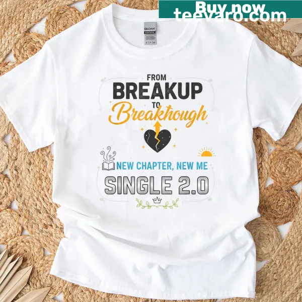 Inspirational t-shirt about personal growth and new beginnings