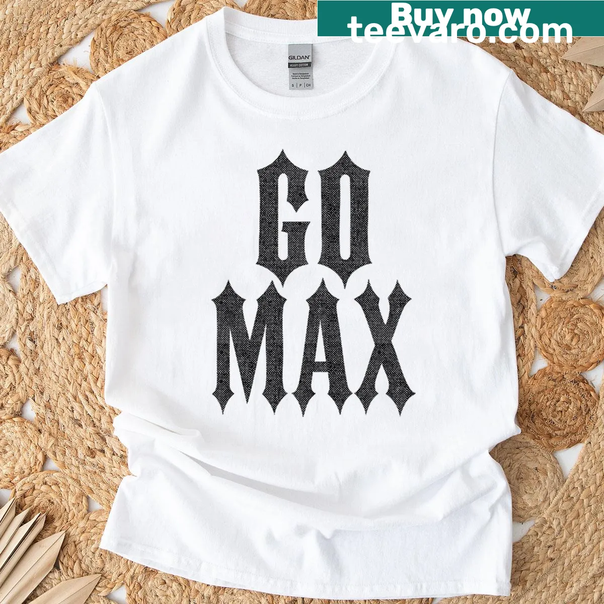 Motivational patriotic design T-shirt — on a men's t-shirt