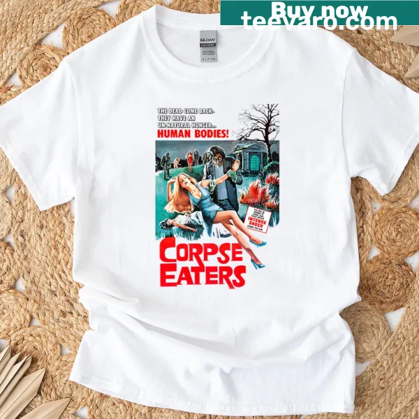 Vintage distressed tee inspired by grindhouse horror films