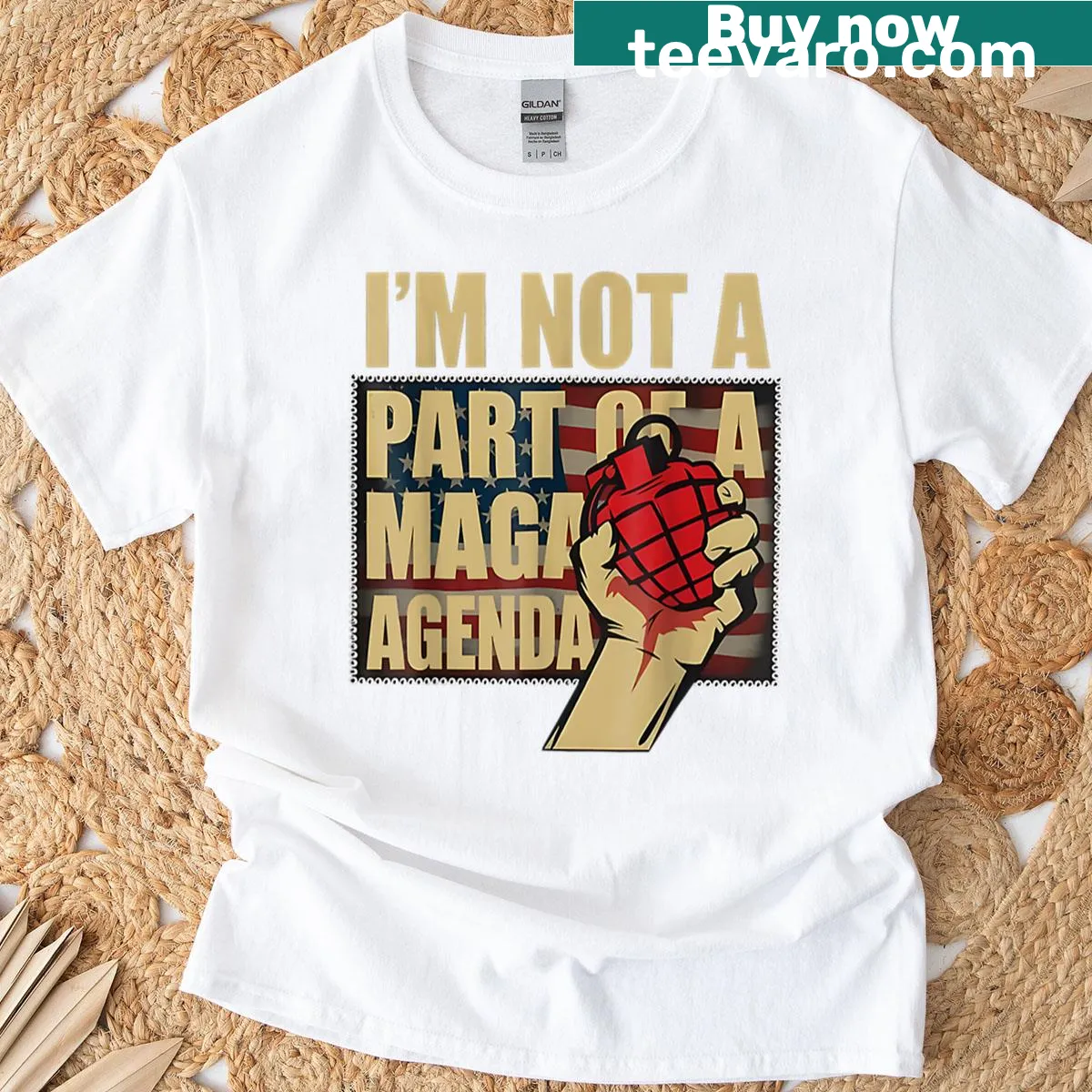 Funny Christmas T-shirt with cartoon about holding a poodle — on a men's t-shirt