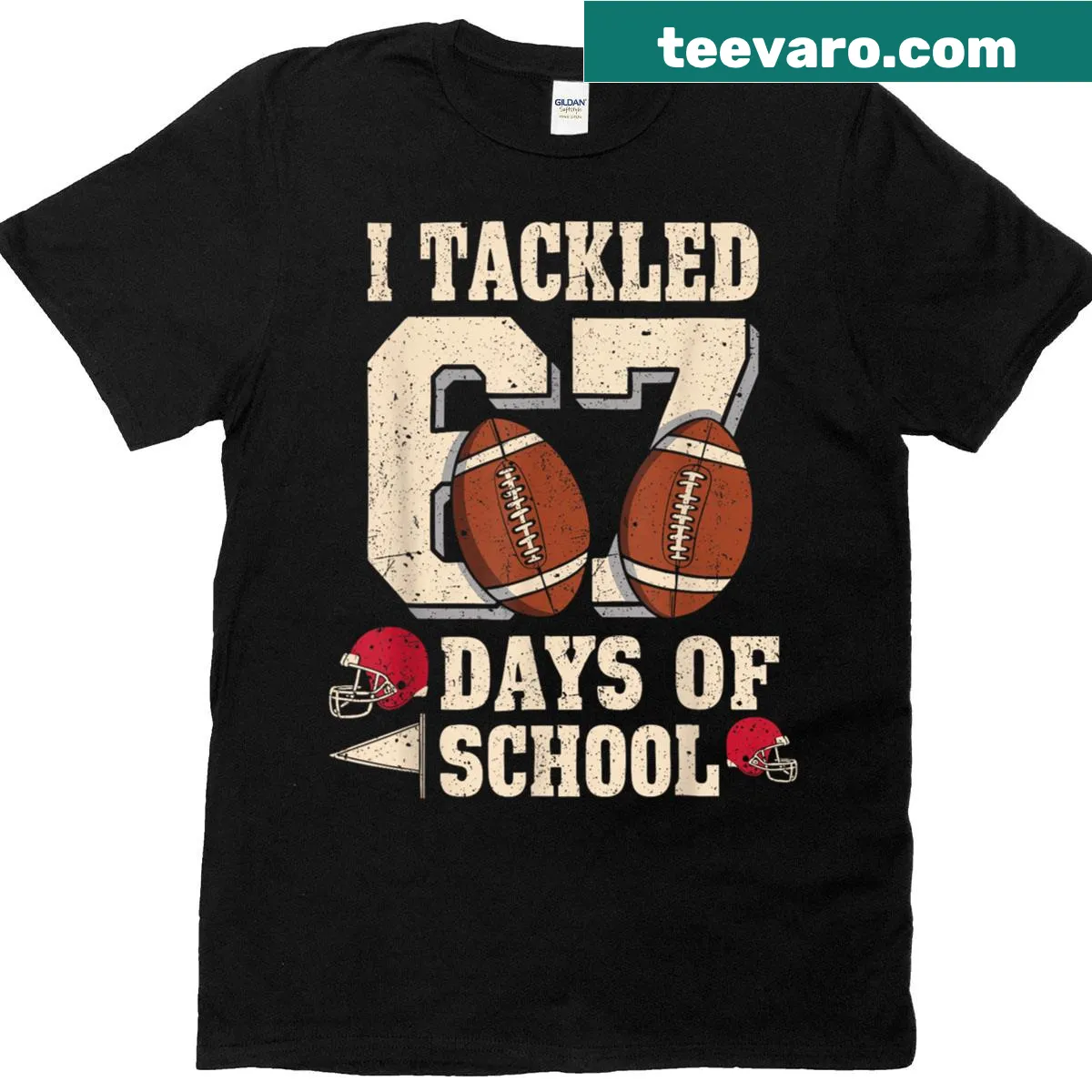 Funny t-shirt celebrating the end of school days — on a men's t-shirt