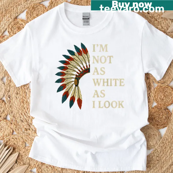 T-shirt featuring text proclaiming Native pride