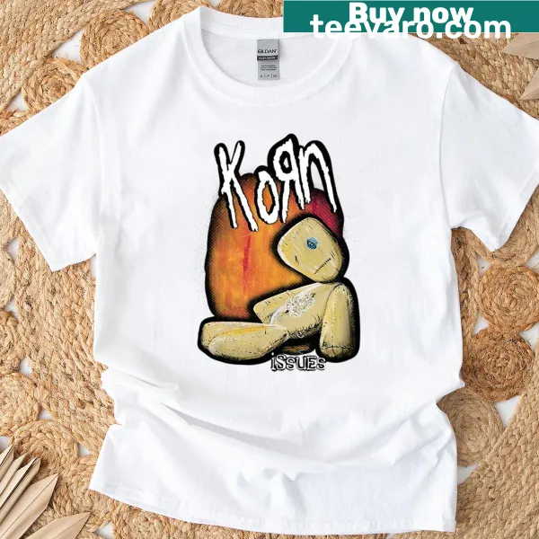 Vintage-style Korn T-shirt celebrating the Follow The Leader album