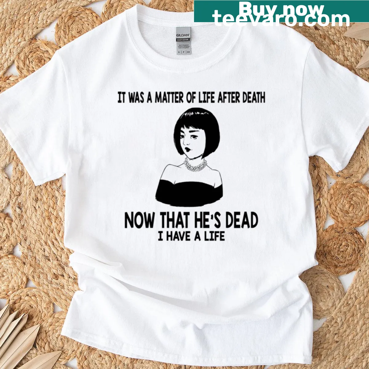 Oversized T-shirt featuring a whimsical graphic about Clue movies — on a men's t-shirt
