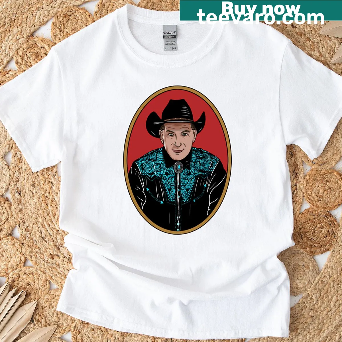 Playful typography t-shirt featuring Joe Bob Briggs design. — on a men's t-shirt