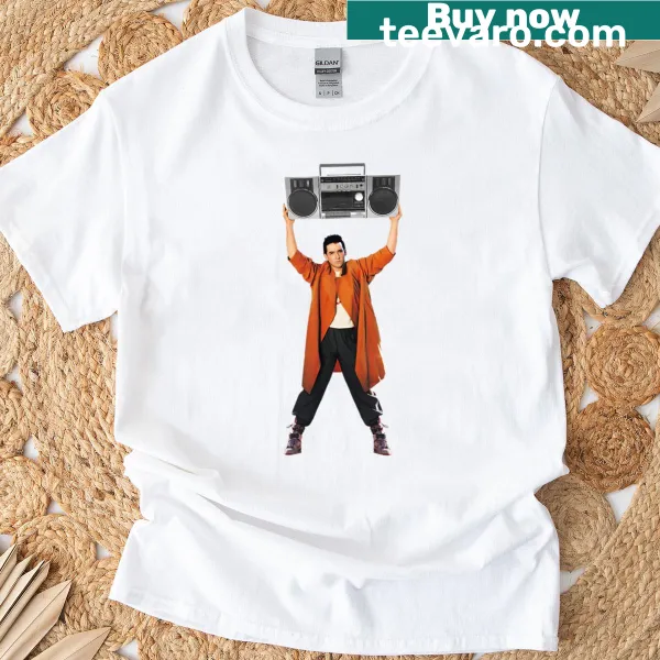 Illustration of a boombox inspired by the movie Say Anything
