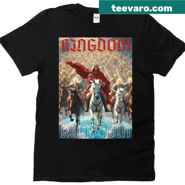 Inspirational t-shirt featuring the text Kingdom Of God in bold typography
