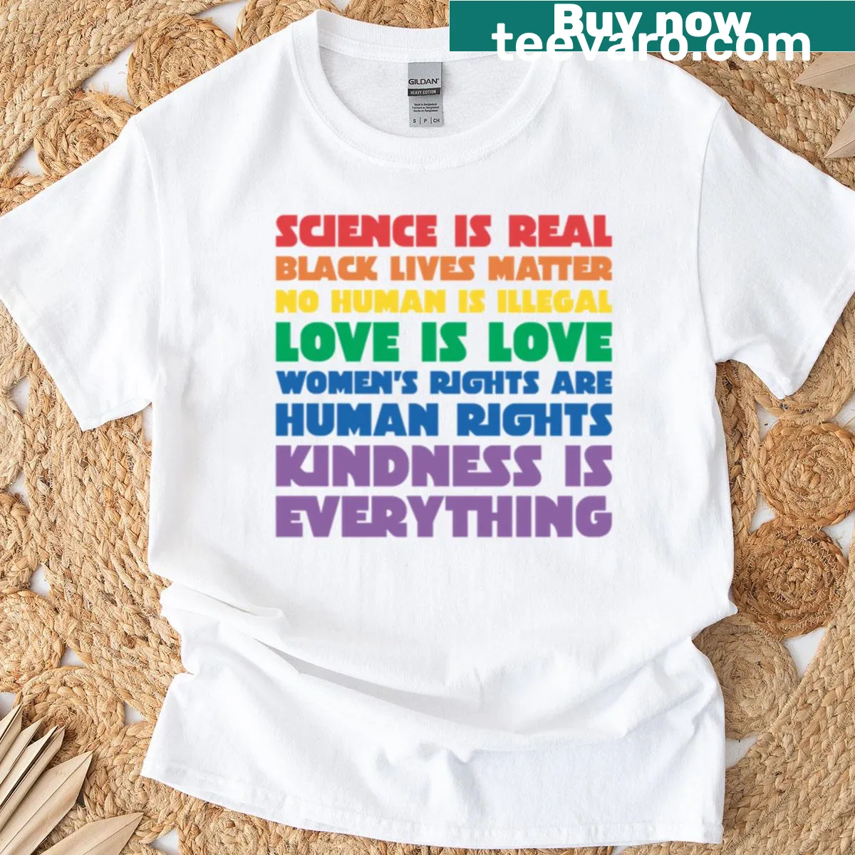 T-shirt with the message 'Love Is Love' promoting inclusivity — on a men's t-shirt