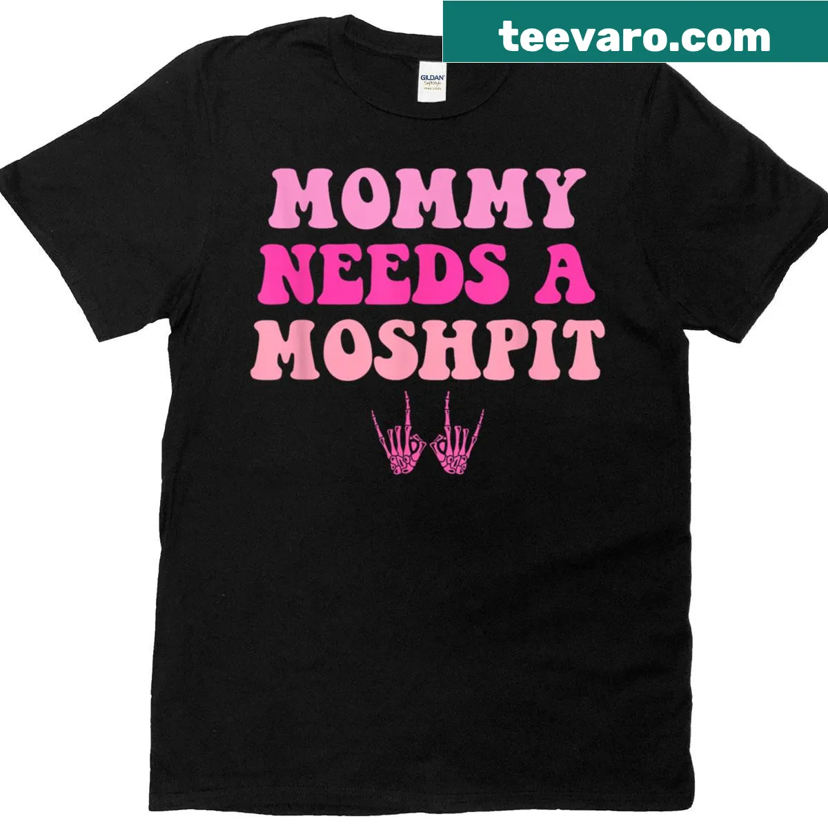 Funny t-shirt for moms with moshpit slogan — on a men's t-shirt