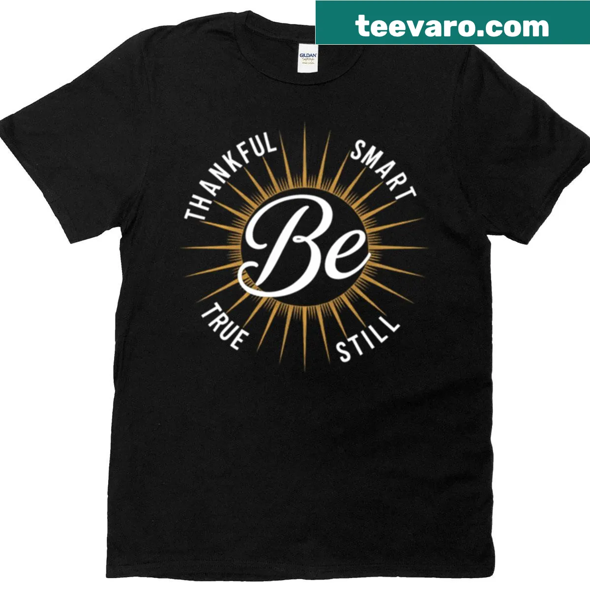 Motivational quote t-shirt with an inspirational life slogan — on a men's t-shirt
