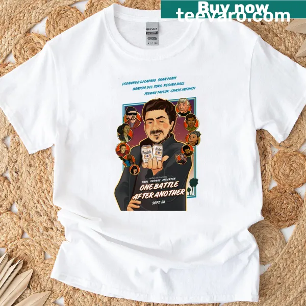 Witty pizza-themed t-shirt with the phrase 'One Pizza After Another'